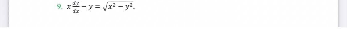 9. x- y = x² – y²,
