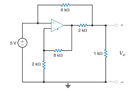 5V(+
2 ΚΩ
8 ΚΩ
6 ΚΩ
2 ΚΩ
1 ΚΩ;
Vo
-