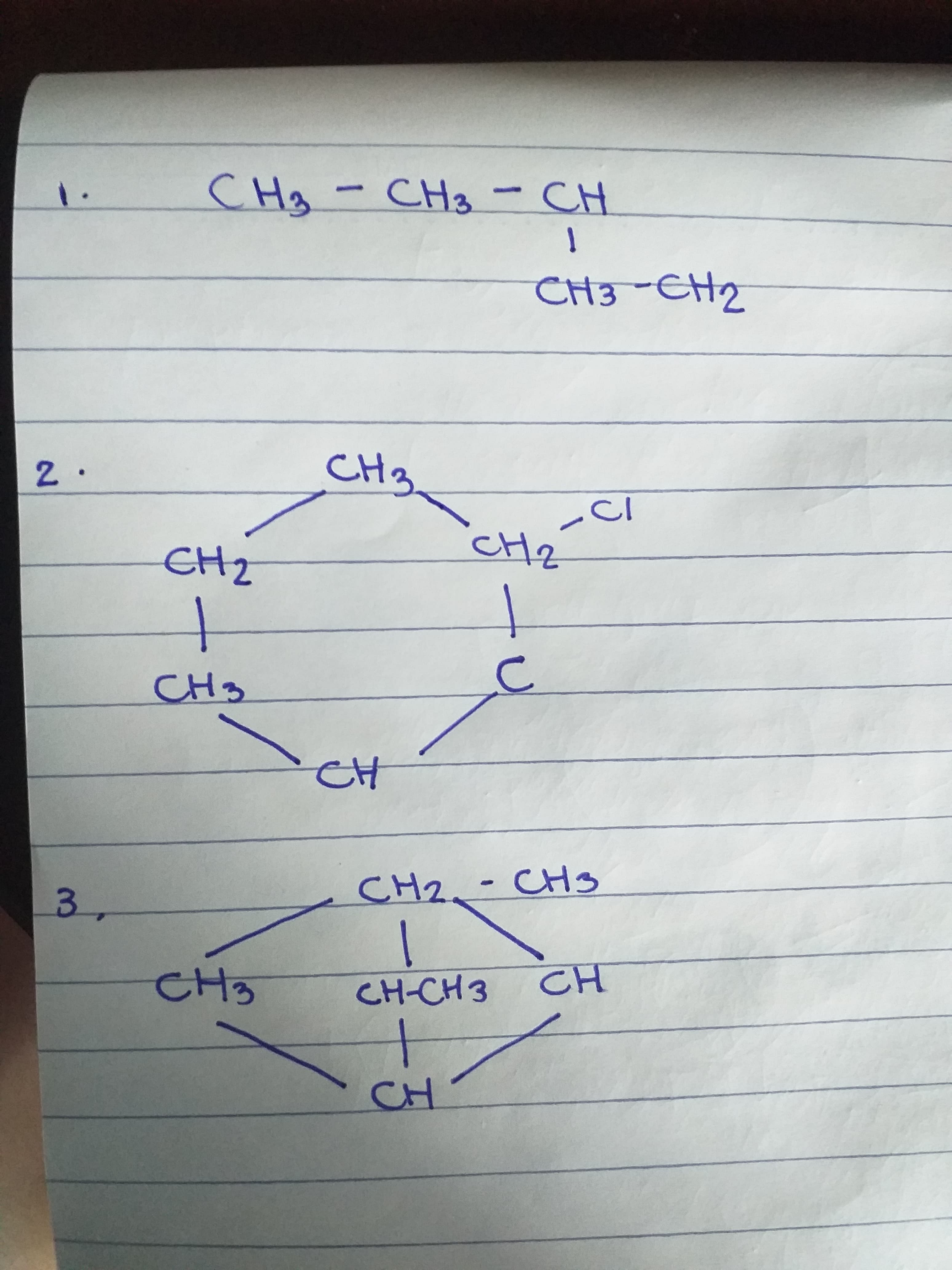 CHg -CH3- CH
1
CH3-CH2
Et2
