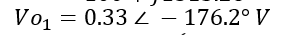 Vo1
0.33 2 – 176.2° V
