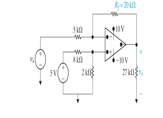 Ry= 20 kM
5 k.
●10 V
t.
8 k.
-10 V
5 V
2 kNg
27 kl 3 v.
