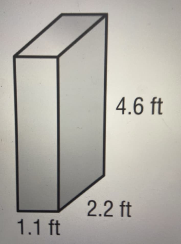 4.6 ft
2.2 ft
1.1 ft
