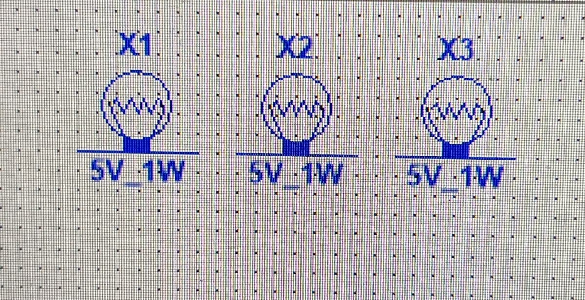 X1.
X2.
X3.
5V 1W --5V 1W
5V 1W
