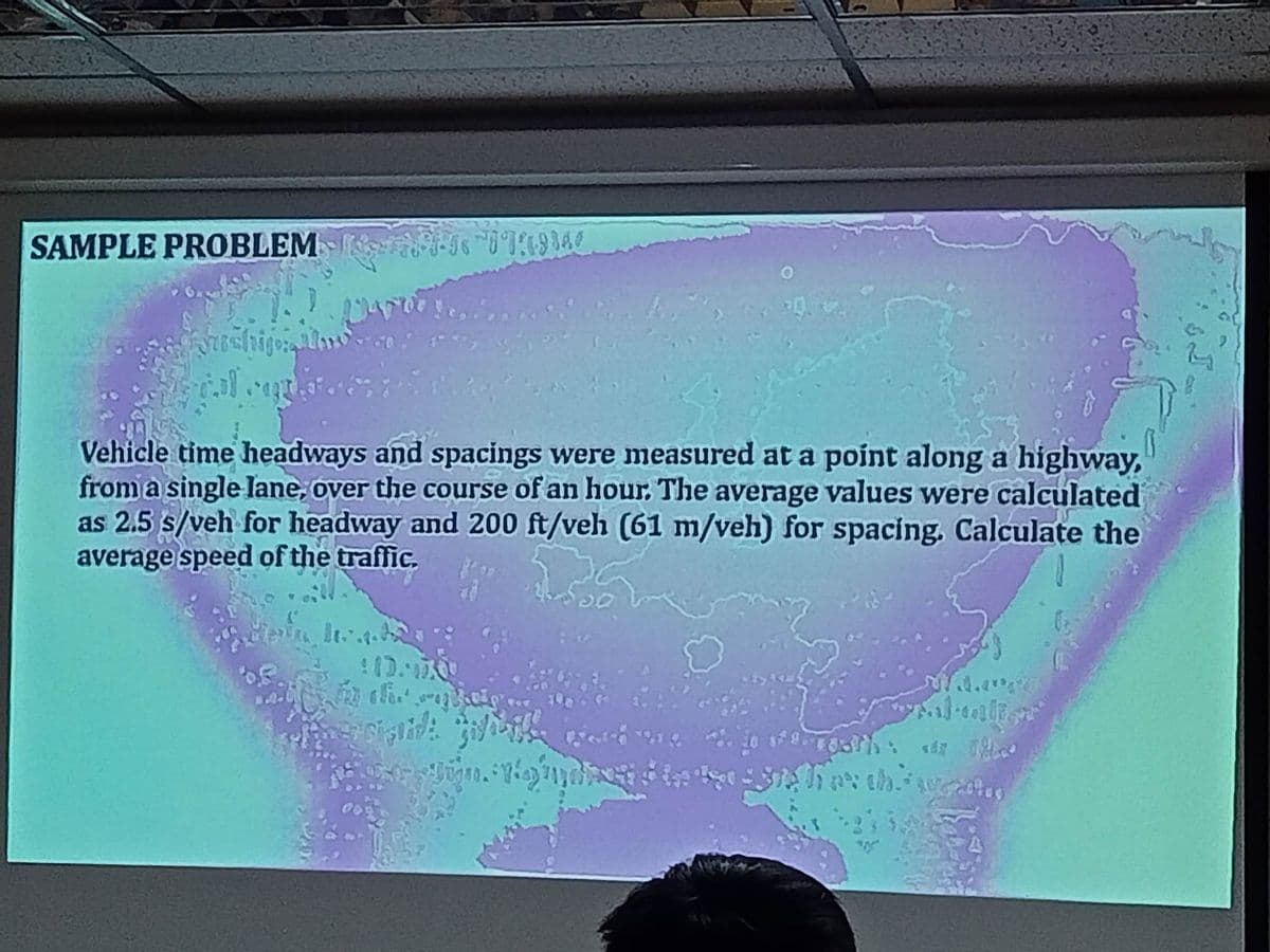 SAMPLE PROBLEM-461934
!! pare
hige:
along
Vehicle time headways and spacings were measured at a point along a highway,
from a single lane, over the course of an hour. The average values were calculated
as 2.5 s/veh for headway and 200 ft/veh (61 m/veh) for spacing. Calculate the
average speed of the traffic.
in late
$10.000
the ..
Persian Will
tijn Koude
M.***
salatier
2010 $8th: 0
the game that..