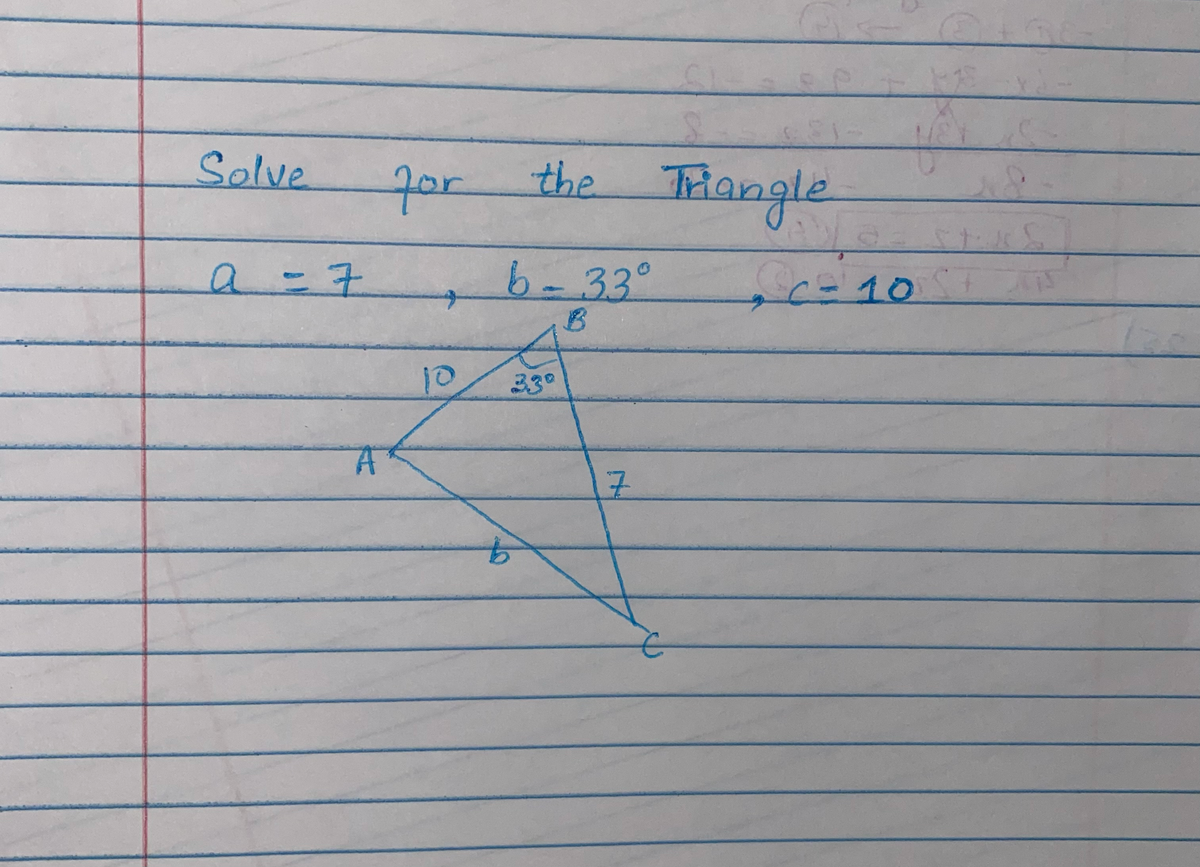 Solve
१भा
the Triangle
6-33°
33°
