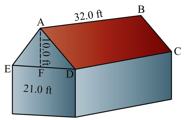 В
32.0 ft
A
C
E
F
21.0 ft
10.0 ft
