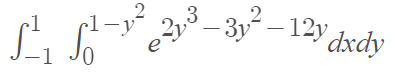 £²₁6²²
,2
- 3y² - 12y dxdy