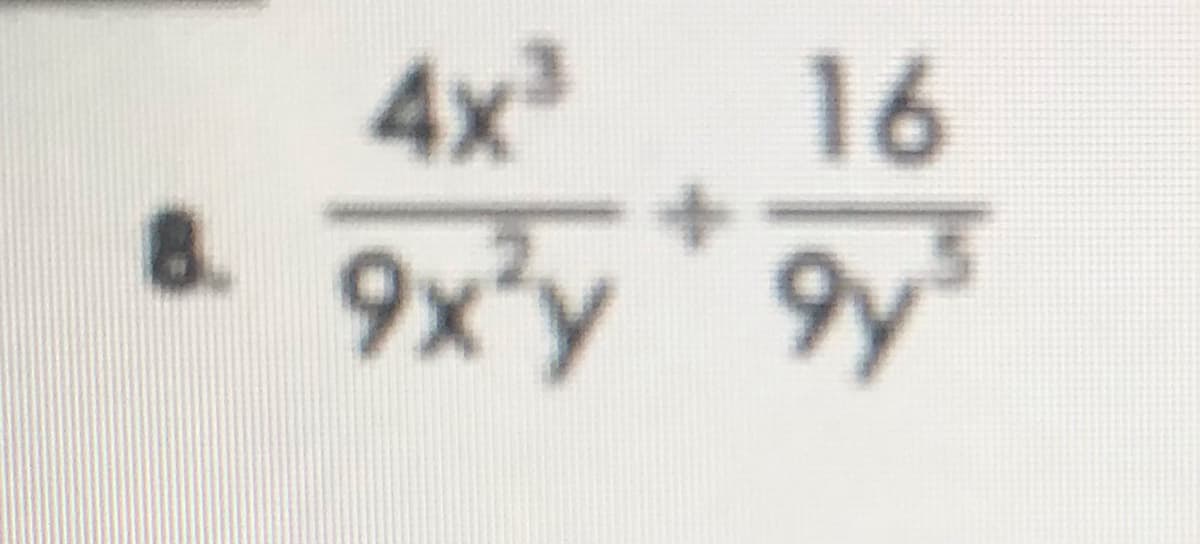 4x³
16
8.
9x'y 9y
