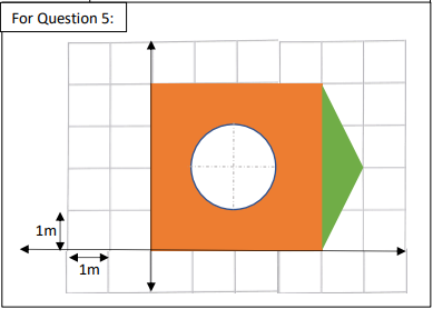 For Question 5:
1m
1m
•