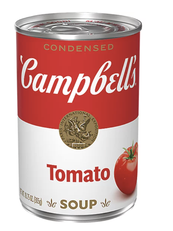 CONDENSED
Campbell
ARIS
RNATIONAL
1200
Tomato
de SOUP de