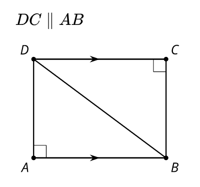 DC || AB
D
А
В
