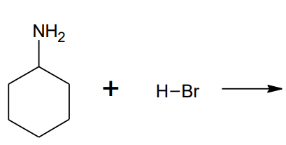 NH₂
+
H-Br