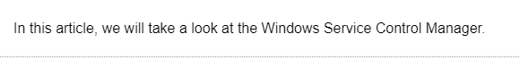 In this article, we will take a look at the Windows Service Control Manager.