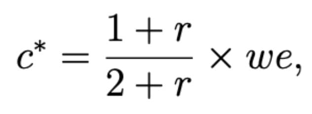 1+r
c*
X we,
2+r
||
