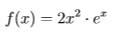 f(r) = 2r² - e²
%3D
