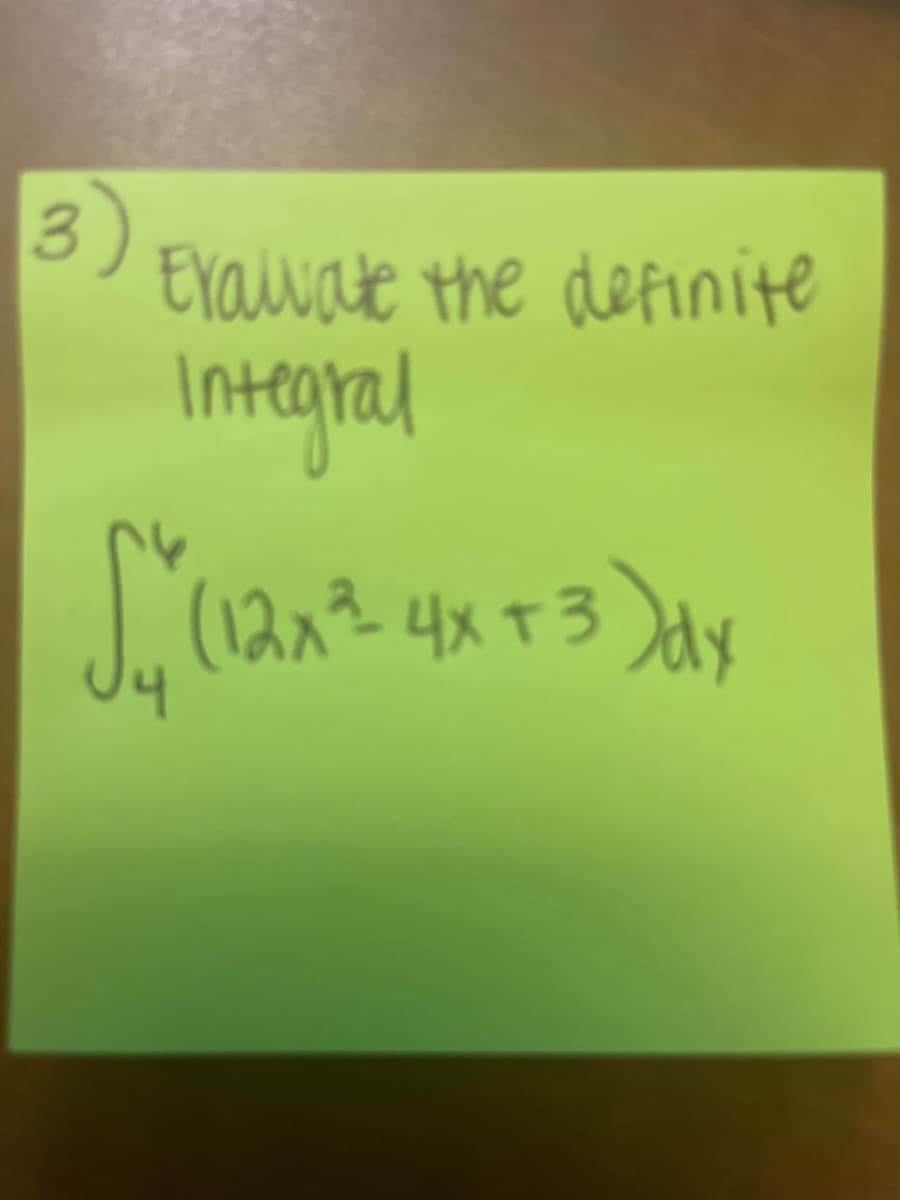 3
Erawate the definite
Integral
(12х2-4x+3)ay
би