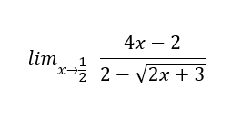 4x
lim
*-3 2- V2х + 3
