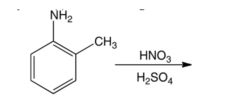 NH2
.CH3
HNO3
H2SO4
