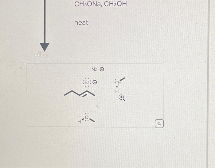 CH3ONA, CH3OH
heat
Na O
Br:
ܠܘܕܝ
o