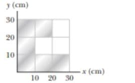 y (cm)
30
20
10
-x (cm)
10 20 30
