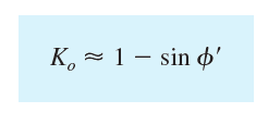 K, - 1 – sin o'
