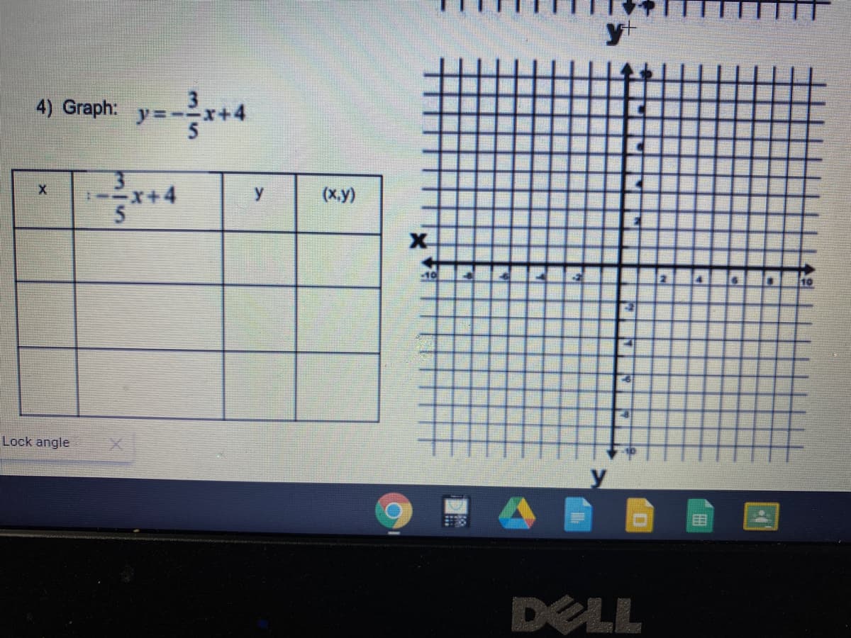 Graph:
y=-
(x.y)
10
Lock angle
DELL
