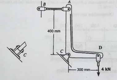 Ac
B
400 mm
300 mm-
D
4 KN