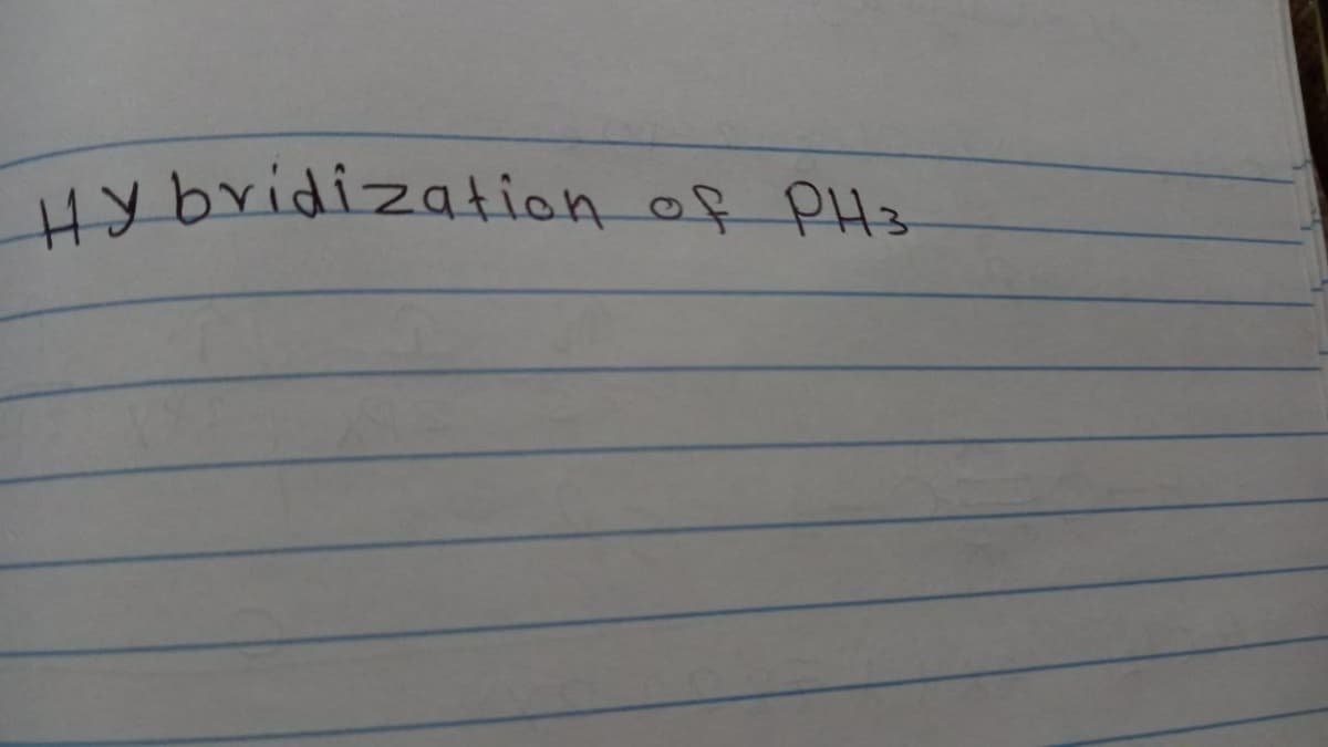 HY bridization of PH3-
