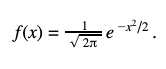 f(x) =
-x/2
e
2л
