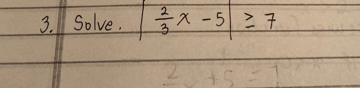 3. Solve.
2
증ㅈ - 5 : 7
3
*5 =