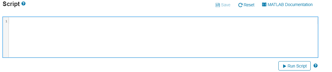 Script
1
Save
Reset
EE MATLAB Documentation
▶ Run Script