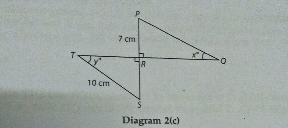 7 cm
of
10 cm
Diagram 2(c)
