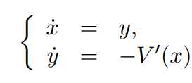 x
ý
=
=
Y,
-V'(x)