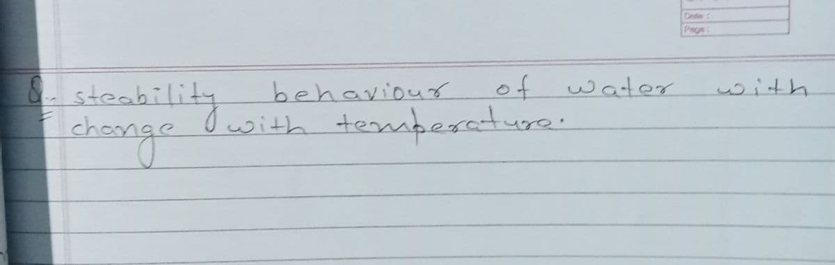 Dete:
Pags:
of water
with
lsteability
Jwith tembexatura:
ange
behavioug
chosoge
