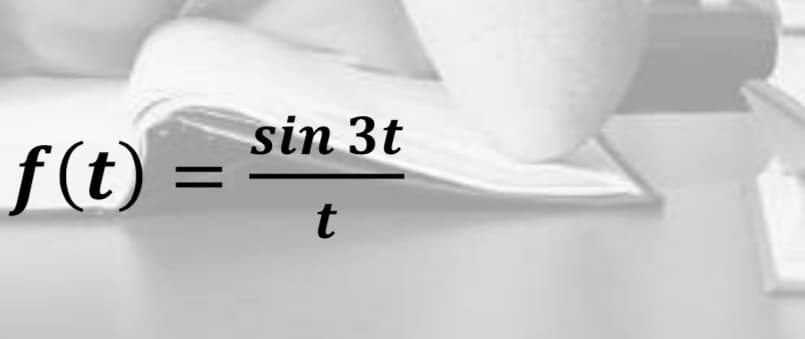 sin 3t
f(t)
