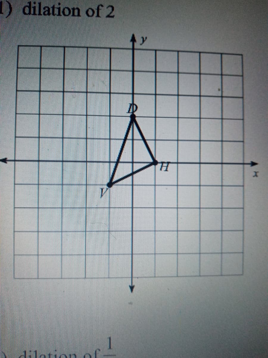 ) dilation of 2
dilotionof
