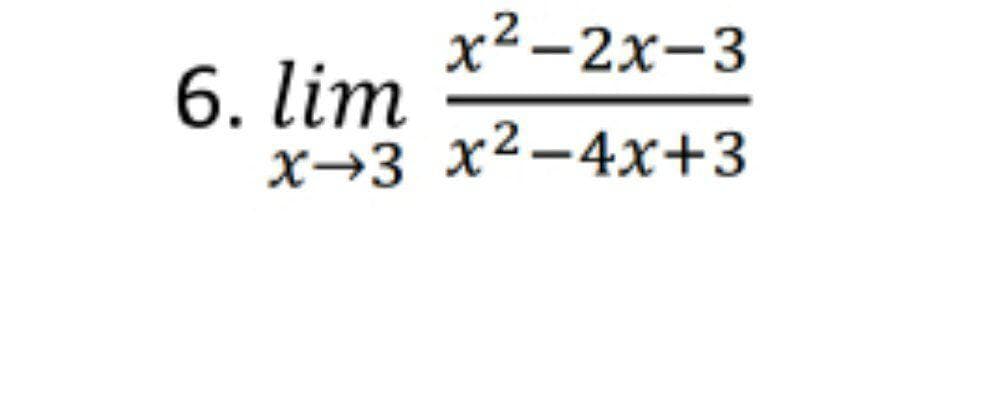 х2-2х-3
6. lim
х-з х2-4х+3
