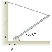 L
35.0°
d
