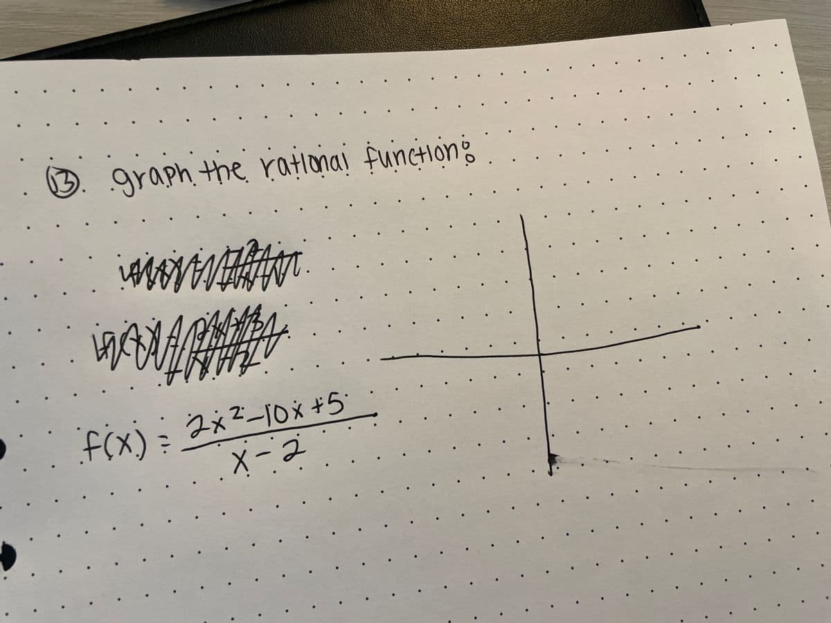 3. gra ratlonai functIong
ph. the
f(x): 2x2ー10x +5 :
X-2
