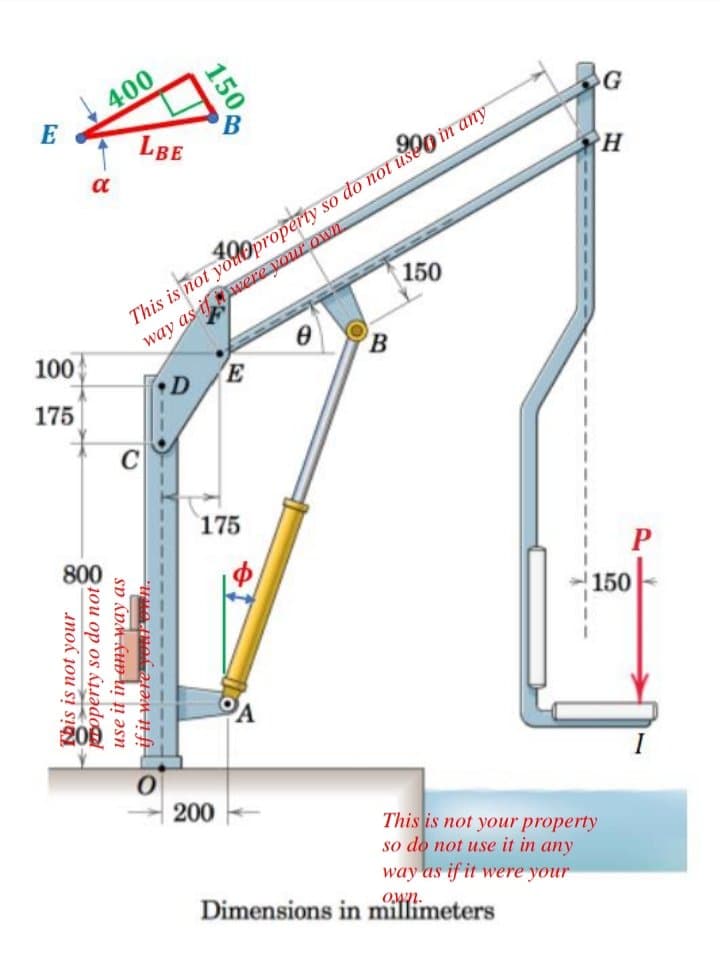 E
100
175
nok jou si si
400
LBE
C
150
a
This is not you property so do not use
way as if were your own
D
E
B
operty so do not
use it in any way as
if it were your own.
300 in any
175
150
200
Dimensions in millimeters
G
H
150
This is not your property
so do not use it in any
way as if it were your