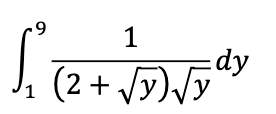 1
1₁ (2+ √5) √5²)
dy