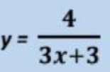 у=
4
3x+3