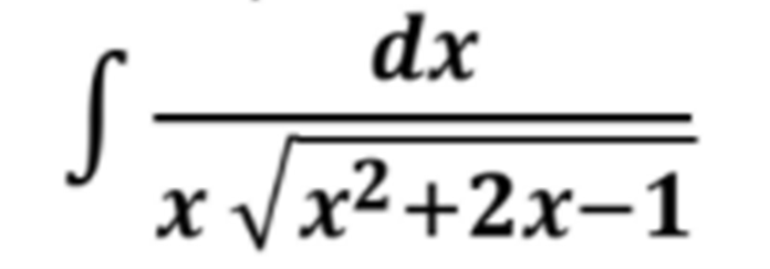 dx
S.
x Vx²+2x-1
