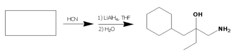 он
HCN
1) LIAH4, THE
2) Hо
NH2
