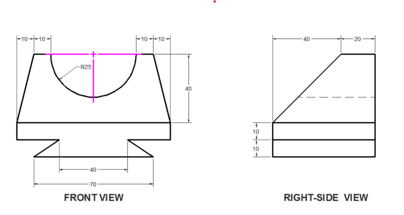 -10--10-
-R25
-40
-70
FRONT VIEW
10--10-
40
24-01
-40
20
RIGHT-SIDE VIEW