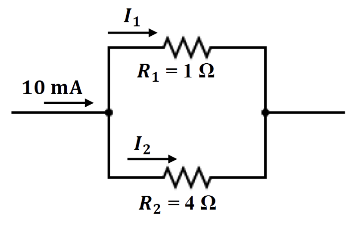 10 mA
1₁
M
R₁ = 12
1₂
2
R₂ = 49