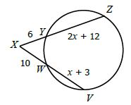 6 Y
2х + 12
10
x + 3
V
