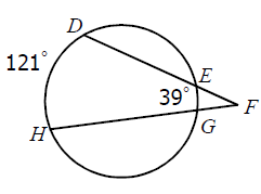 D
121°
E
39°
>F
'G
H
