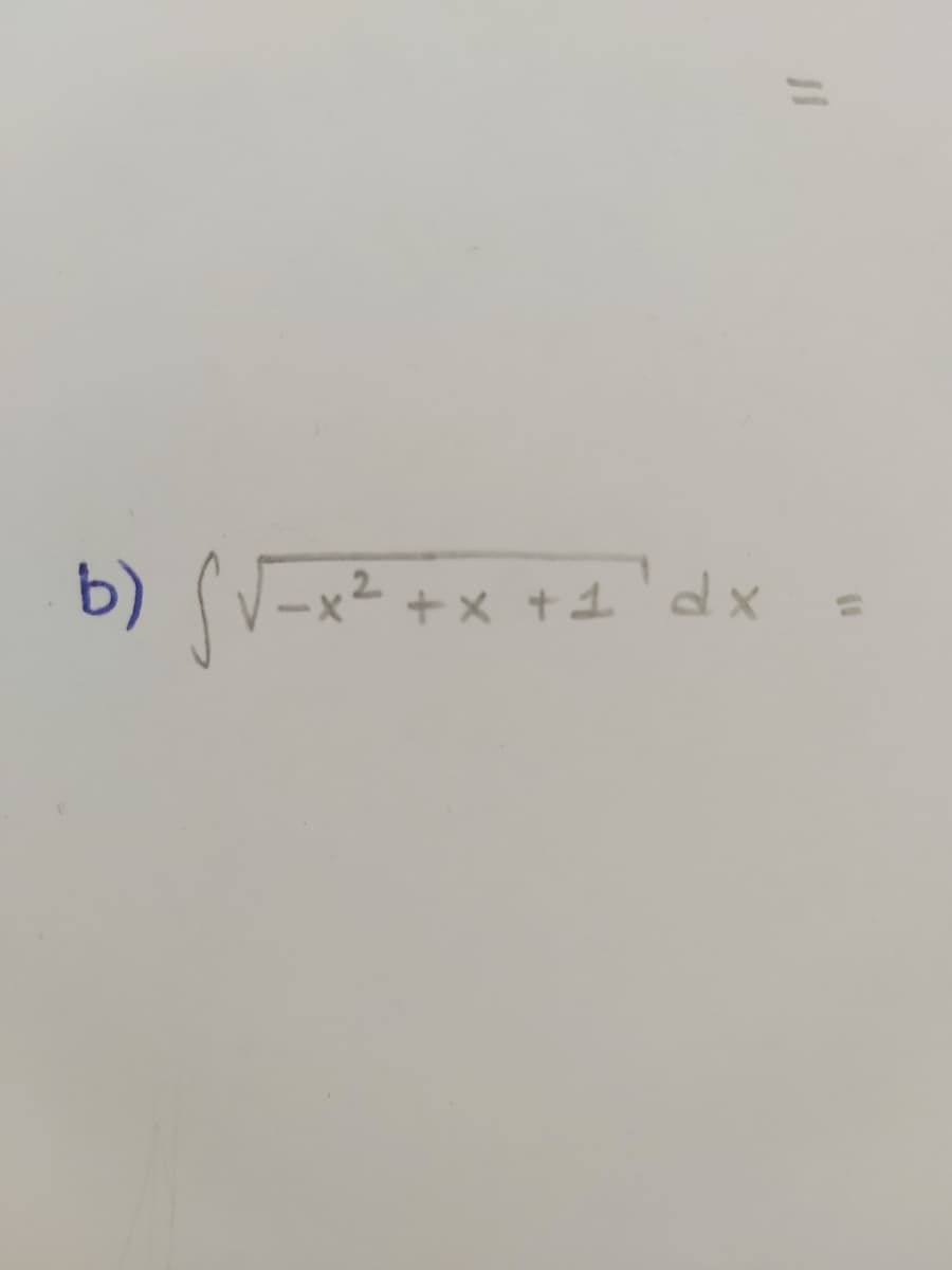 b) (V=x²
+ x +1'd
