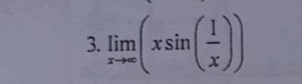 3. lim xsin
エート
